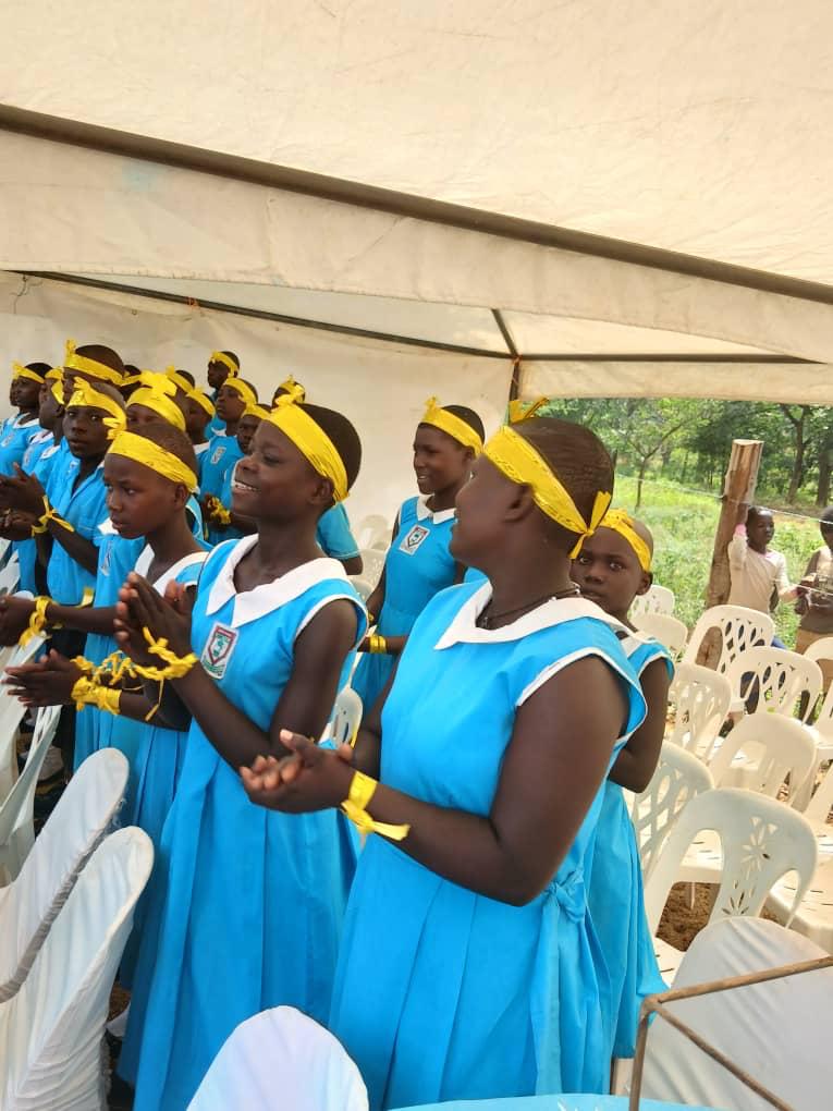 Students perform at the commissioning ceremony