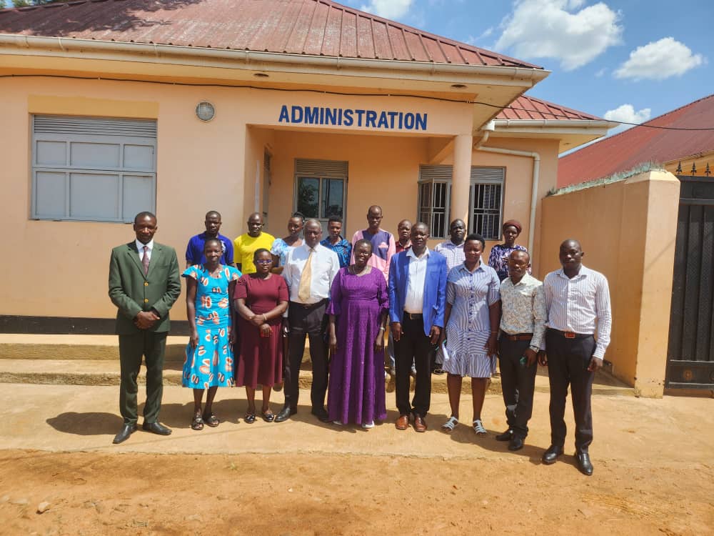 Our pioneer staff at the administration block
